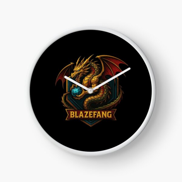 Item preview, Blazefang – Western Dragon Mythology Design | European Fire‑Breathing Dragon, Medieval Folklore, Treasure Guardian & Legendary Beast designed and sold by Typologystudios.