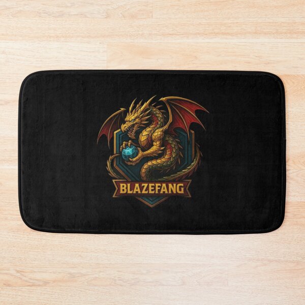Item preview, Blazefang – Western Dragon Mythology Design | European Fire‑Breathing Dragon, Medieval Folklore, Treasure Guardian & Legendary Beast designed and sold by Typologystudios.