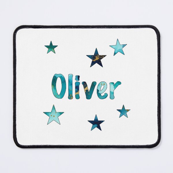 Item preview, Watercolor Name Oliver with Stars designed and sold by katifinell.