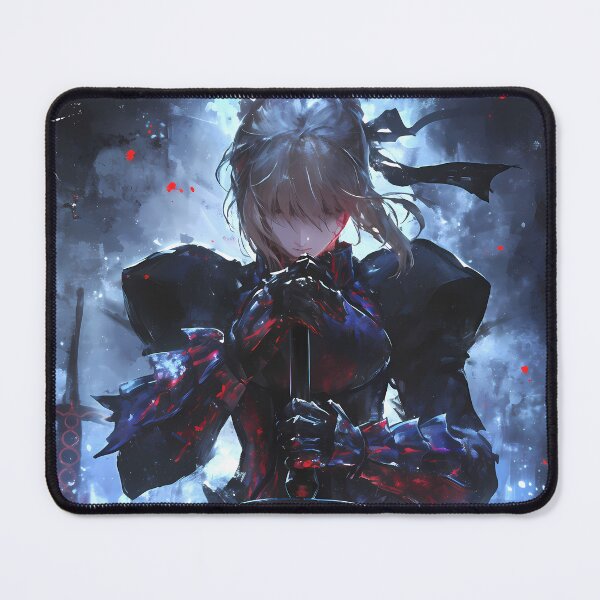 Item preview, Saber Alter Fate Stay Night Dark Knight Waifu With Gothic Shadow Mood designed and sold by Spraykart.