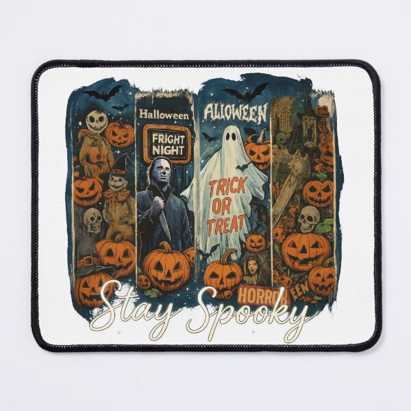 Item preview, Fright Night Halloween Pumpkin Ghost Scarecrow Skelton Design designed and sold by Gallory Hive.