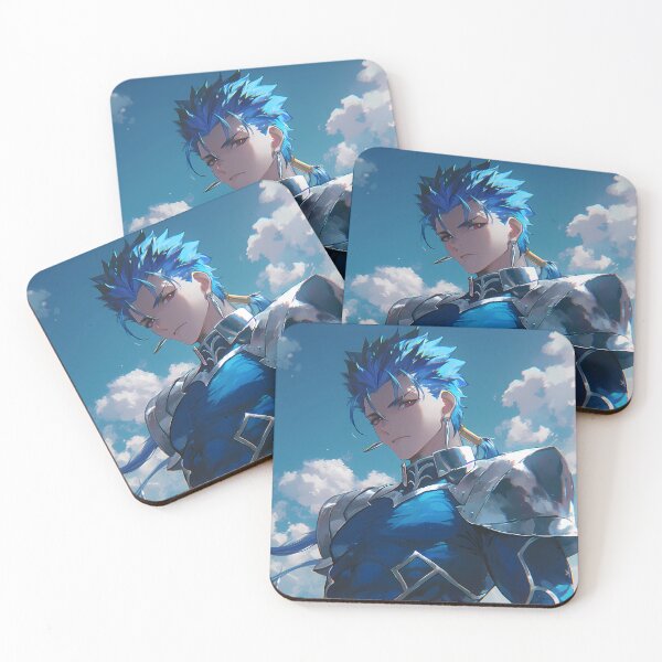 Item preview, Lancer Fate Stay Night Blue Armored Hero Under Cloudy Sky designed and sold by Spraykart.