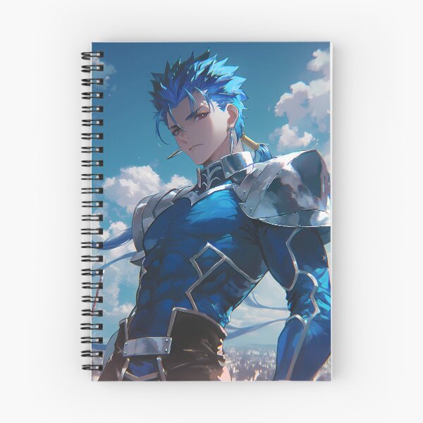 Item preview, Lancer Fate Stay Night Blue Armored Hero Under Cloudy Sky designed and sold by Spraykart.
