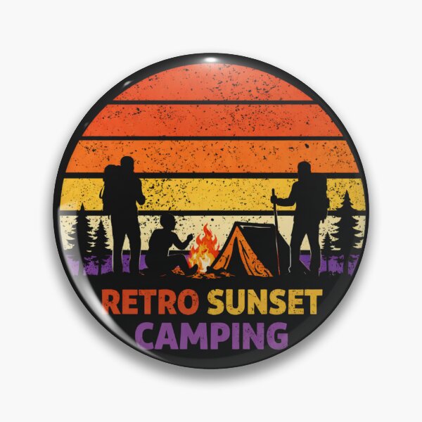 Item preview, retro sunset camping designed and sold by Lucasbastie1215.
