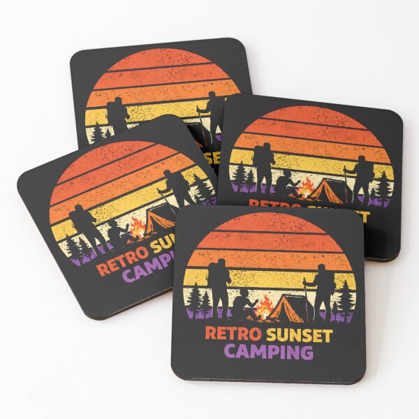 Item preview, retro sunset camping designed and sold by Lucasbastie1215.