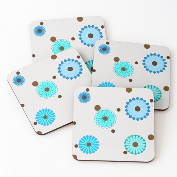 Item preview, Blue and Teal Floral  designed and sold by JaygiesDesign.