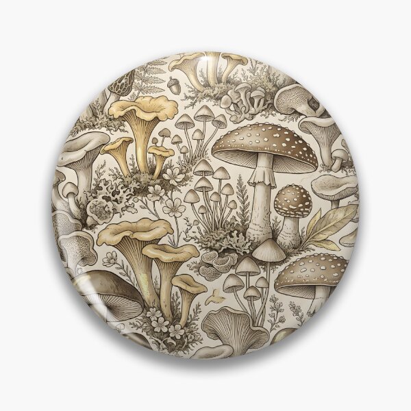 Item preview, Vintage Mushrooms designed and sold by Sybille-Yates.