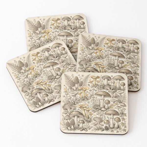 Item preview, Vintage Mushrooms designed and sold by Sybille-Yates.
