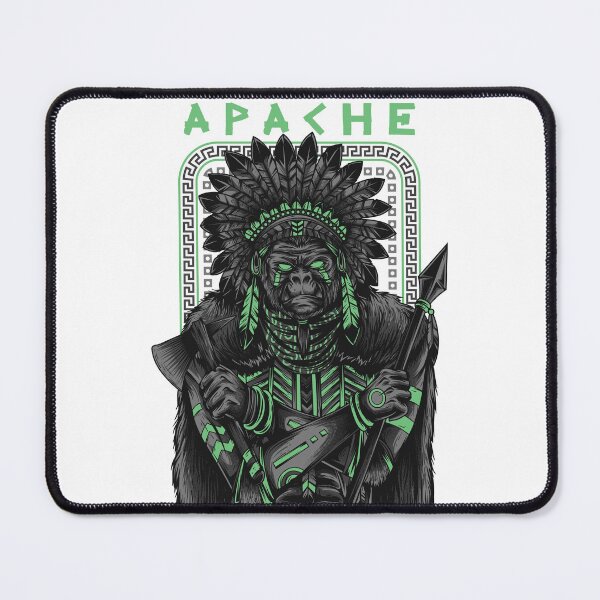 Item preview, Apache design, Planet of the Apes warrior, street art designed and sold by LeedsArtStudio.