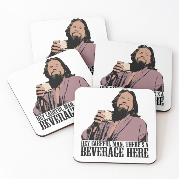 Item preview, The Bigg Lebowskii Carefull Man Theres A Beveragee Here Colorr designed and sold by RL-store.
