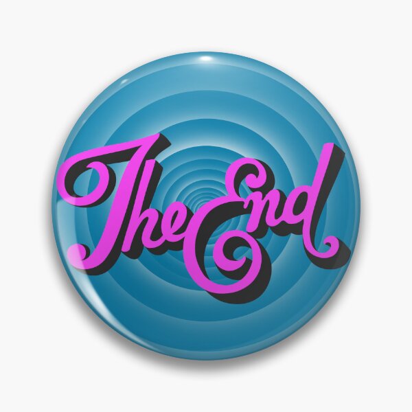 Item preview, The End Retro Cartoon Stickers designed and sold by Runnada.