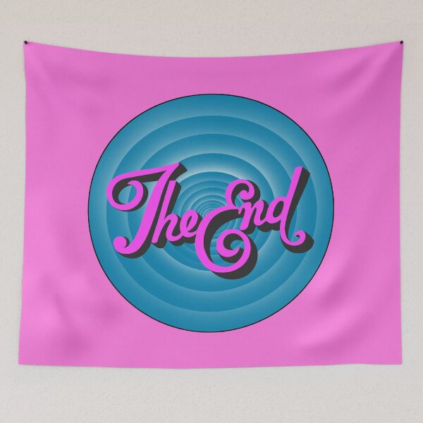 Item preview, The End Retro Cartoon Stickers designed and sold by Runnada.