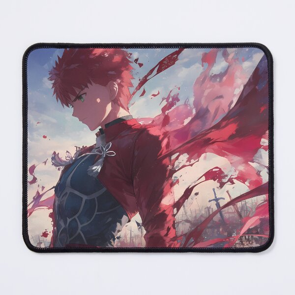 Item preview, Shirou Emiya Fate Stay Night Determined Hero In Crimson Aura designed and sold by Spraykart.