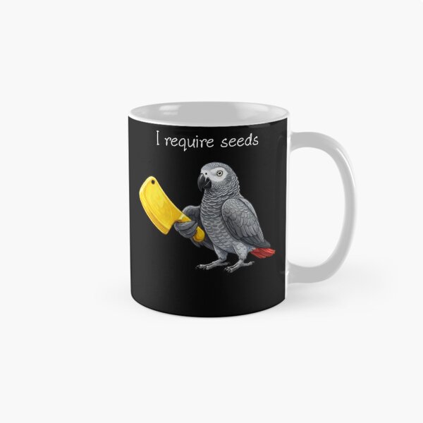Item preview, Funny African Grey Parrot Require Seeds Bird Lover designed and sold by TerryConnells.