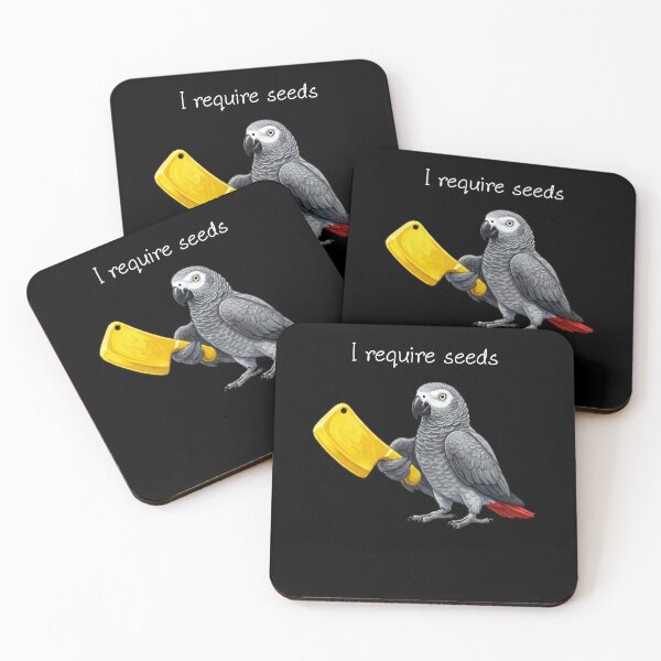 Item preview, Funny African Grey Parrot Require Seeds Bird Lover designed and sold by TerryConnells.