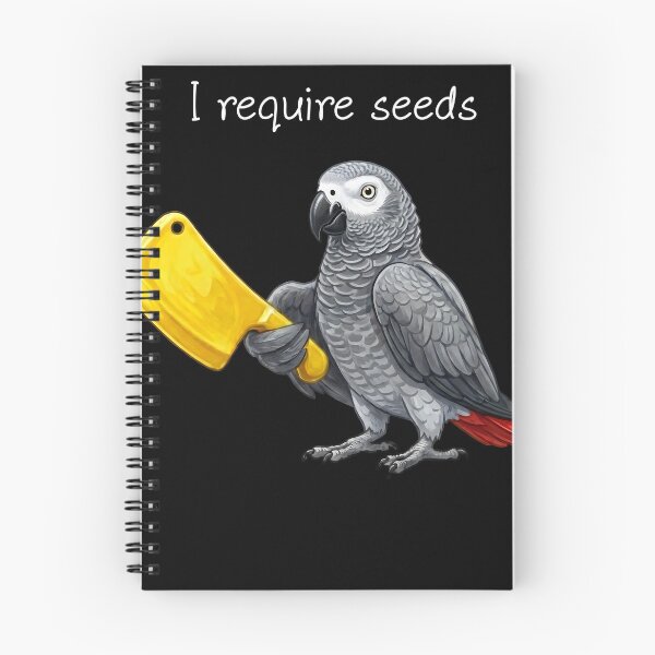 Item preview, Funny African Grey Parrot Require Seeds Bird Lover designed and sold by TerryConnells.