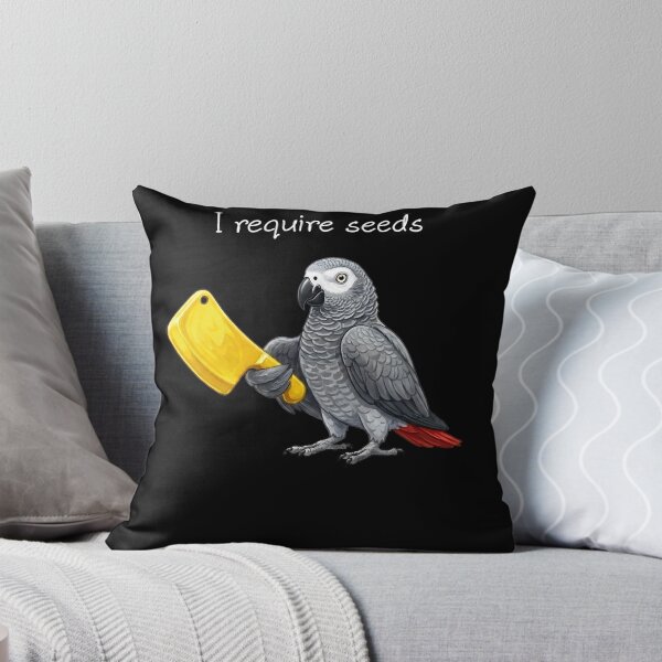 Item preview, Funny African Grey Parrot Require Seeds Bird Lover designed and sold by TerryConnells.