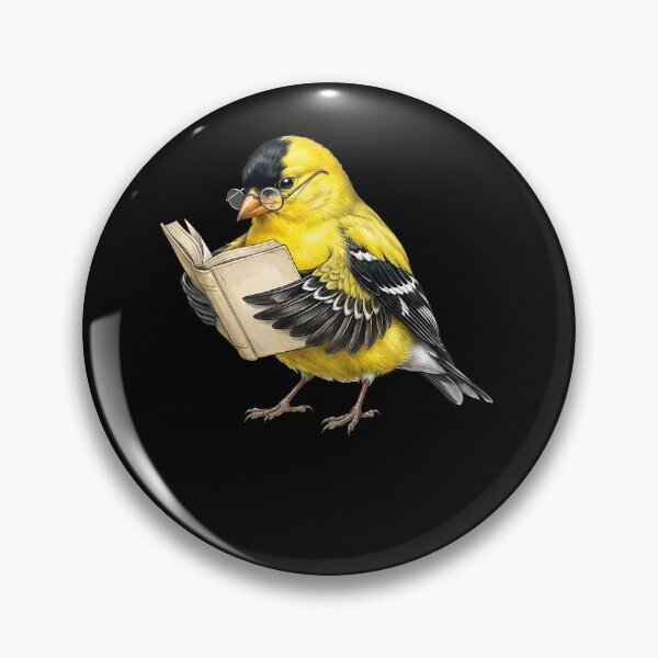 Item preview, Funny American Goldfinch Reading Book Bird Lover Birding designed and sold by TerryConnells.