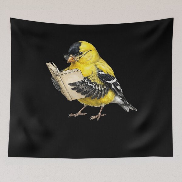 Item preview, Funny American Goldfinch Reading Book Bird Lover Birding designed and sold by TerryConnells.