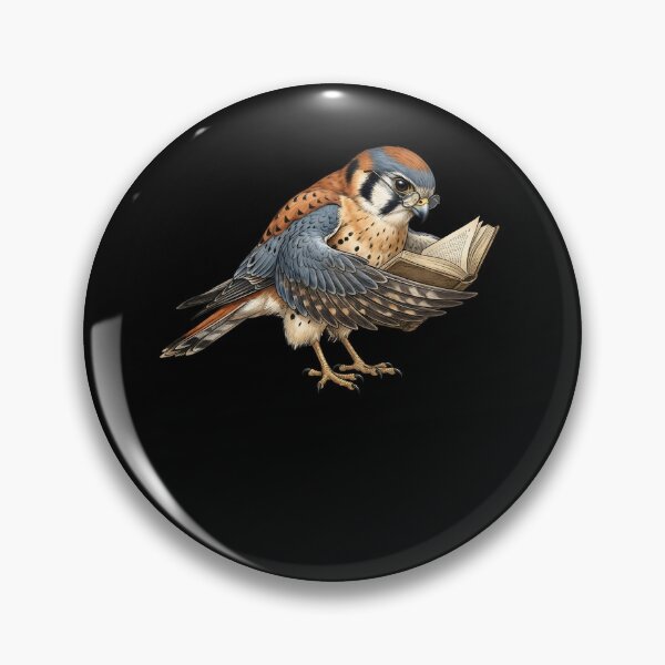 Item preview, Funny American Kestrel Reading Book Bird Lover Birding designed and sold by TerryConnells.