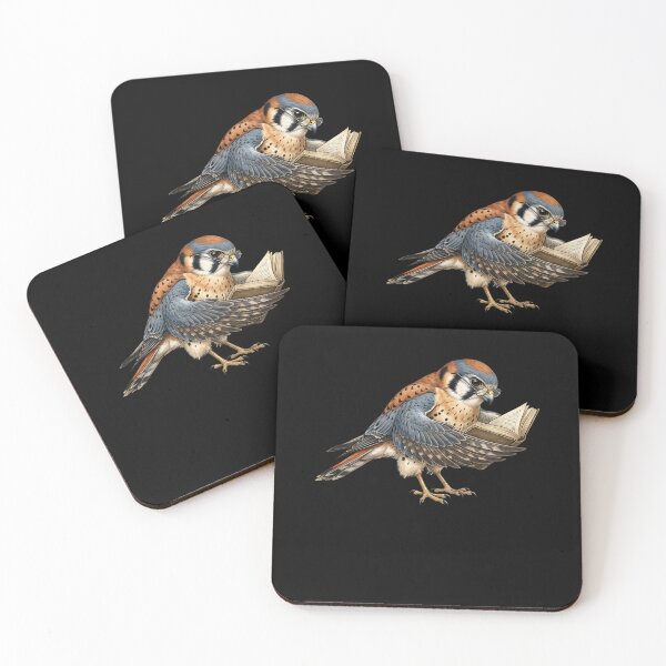 Item preview, Funny American Kestrel Reading Book Bird Lover Birding designed and sold by TerryConnells.