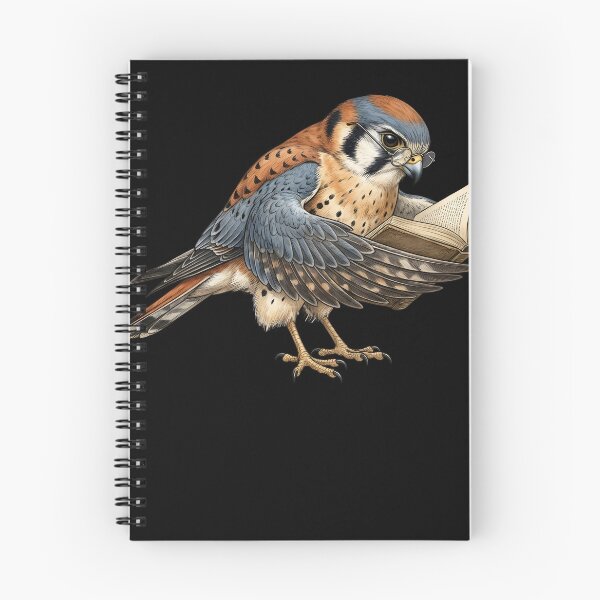 Item preview, Funny American Kestrel Reading Book Bird Lover Birding designed and sold by TerryConnells.