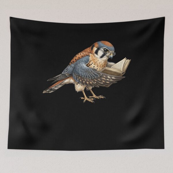 Item preview, Funny American Kestrel Reading Book Bird Lover Birding designed and sold by TerryConnells.