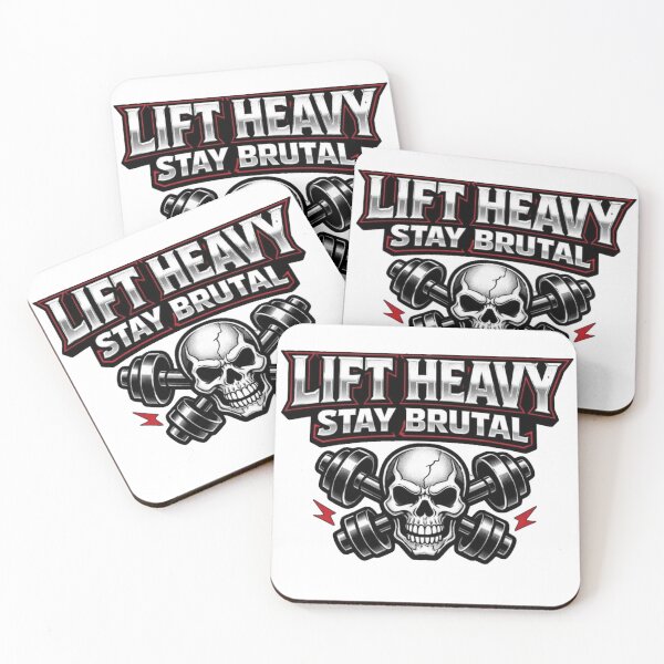 Item preview, Metal Gym Motivation – Lift Heavy Stay Brutal designed and sold by OphiraBloom.
