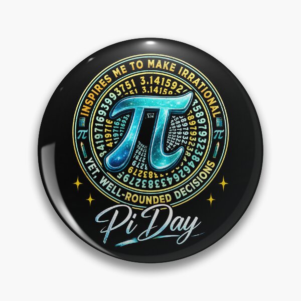 Item preview, Inspires Me to Make Irrational Well Rounded Decisions Pi Day designed and sold by Patchina.
