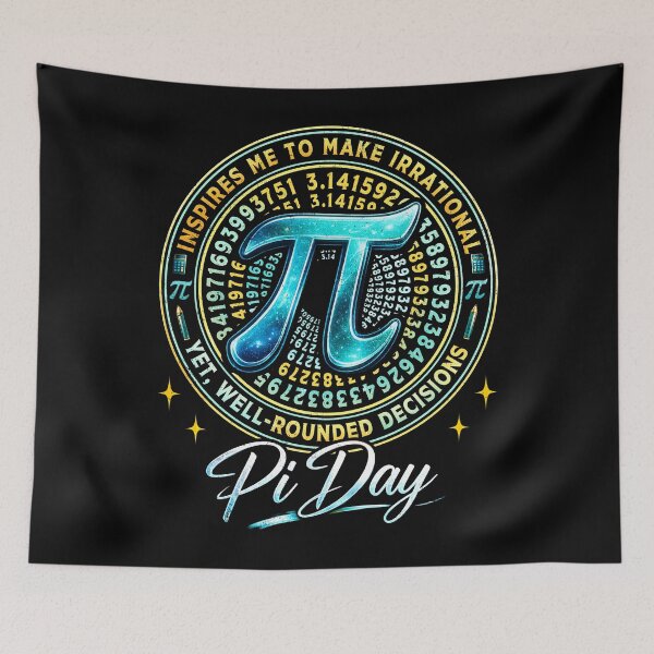 Item preview, Inspires Me to Make Irrational Well Rounded Decisions Pi Day designed and sold by Patchina.
