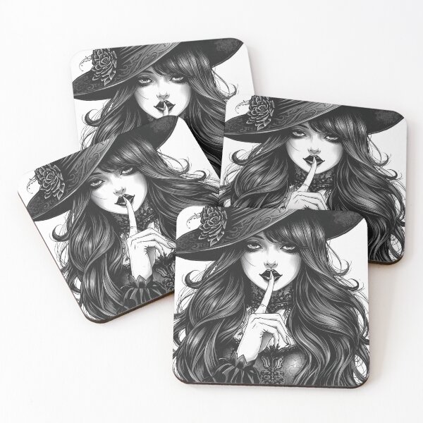 Item preview, Mystical Witch Woman Gothic Illustration designed and sold by BlondeBalance.