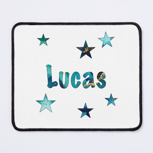 Item preview, Watercolor Name Lucas with Stars designed and sold by katifinell.