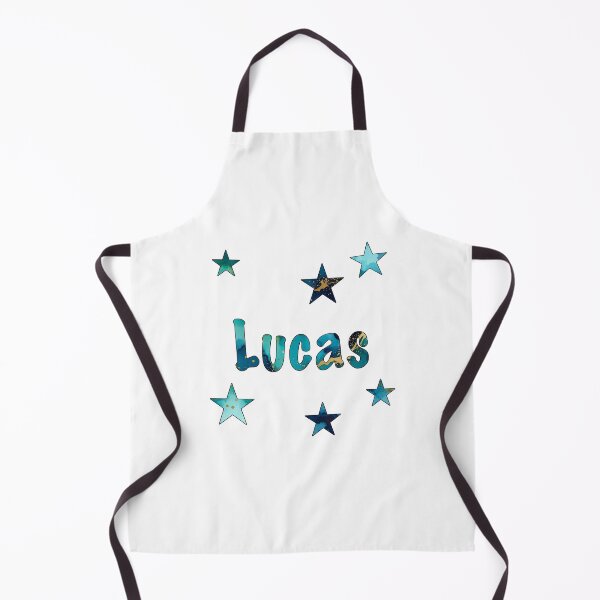 Item preview, Watercolor Name Lucas with Stars designed and sold by katifinell.