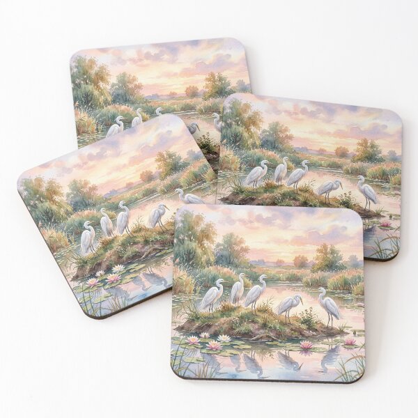 Item preview, Wetland in the evening light designed and sold by Sigtrix.