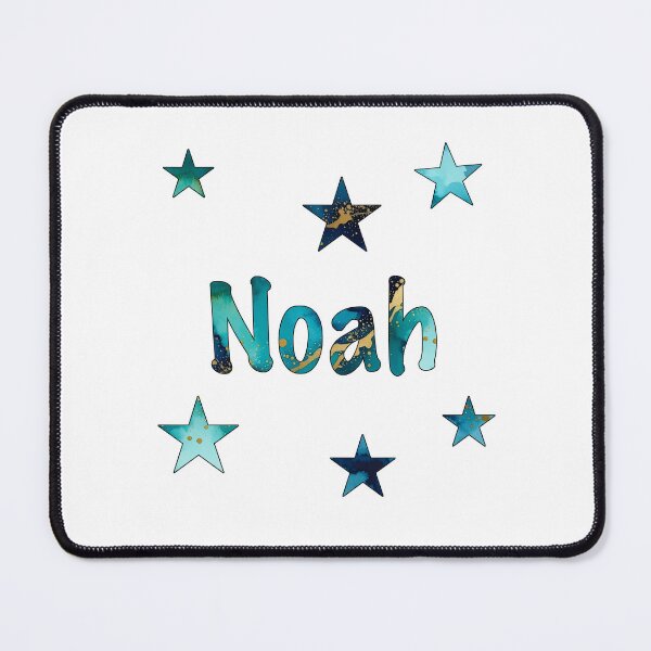 Item preview, Watercolor Name Noah with Stars designed and sold by katifinell.