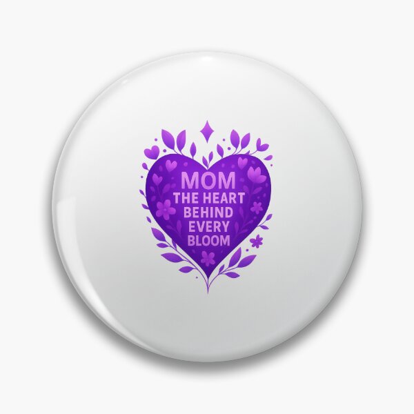 Item preview, Mom The Heart Behind Every Bloom designed and sold by Josie37.