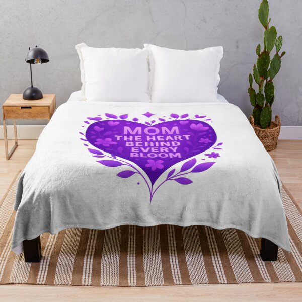 Item preview, Mom The Heart Behind Every Bloom designed and sold by Josie37.