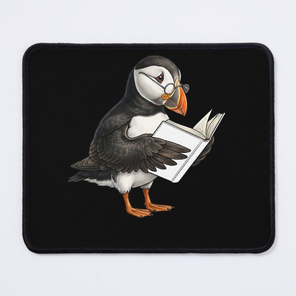 Item preview, Funny Atlantic Puffin Reading Book Bird Lover Birding designed and sold by TerryConnells.