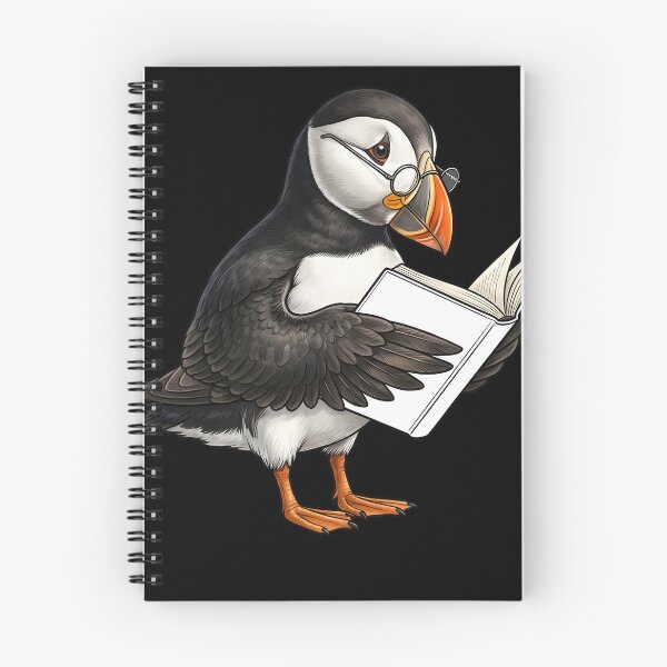 Item preview, Funny Atlantic Puffin Reading Book Bird Lover Birding designed and sold by TerryConnells.