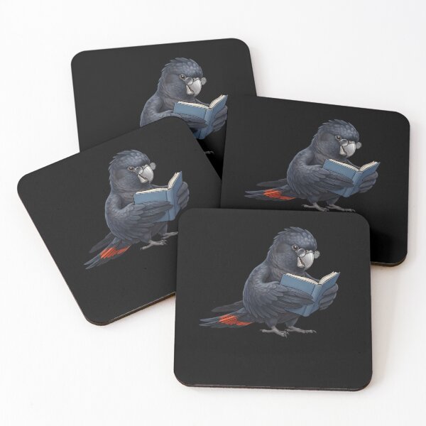 Item preview, Funny Black Cockatoo Parrots Reading Book Bird Lover designed and sold by TerryConnells.