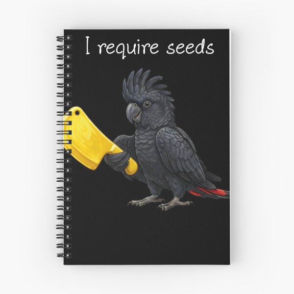 Item preview, Funny Black Cockatoo Parrot Require Seeds Bird Lover designed and sold by TerryConnells.