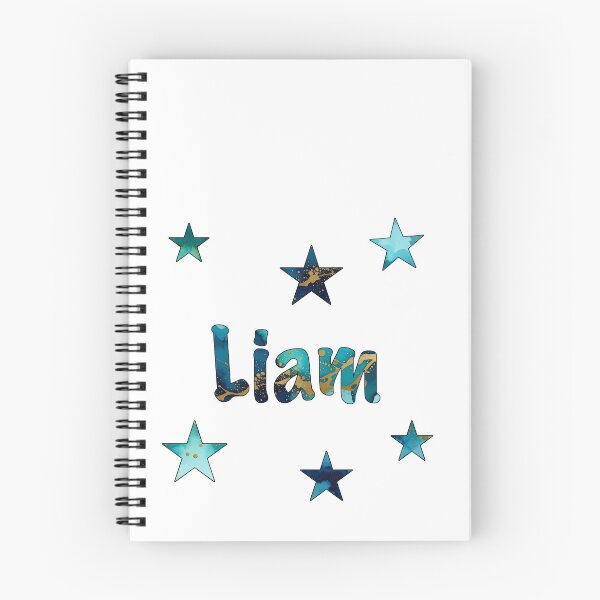 Item preview, Watercolor Name Liam with Stars designed and sold by katifinell.