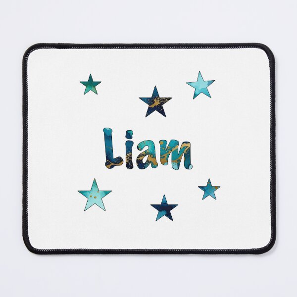 Item preview, Watercolor Name Liam with Stars designed and sold by katifinell.