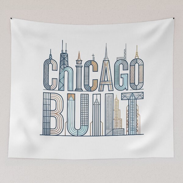 Item preview, built in chicago, chicago architecture, chicago, midwest culture designed and sold by TrueArtVibes.