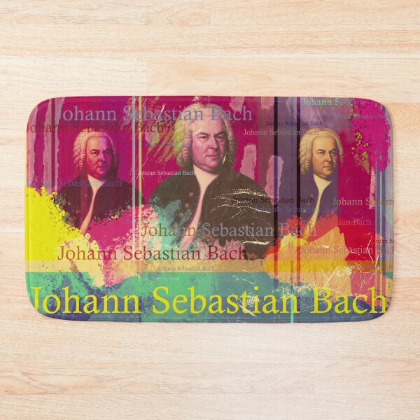 Item preview, Johann Sebastian Bach: An aesthetic portrait collage for Baroque music lovers designed and sold by Mauswohn.