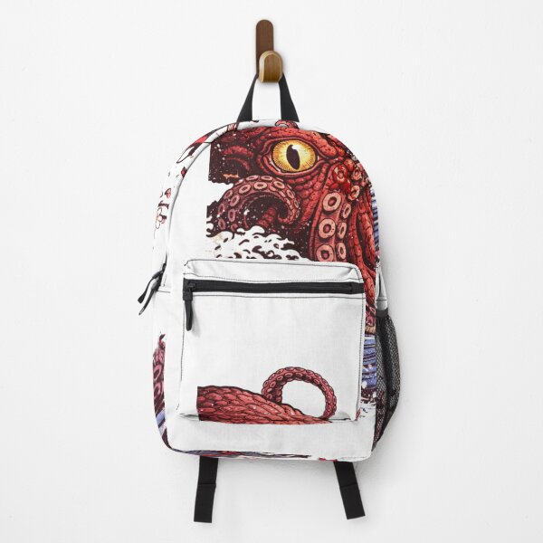 Item preview, Kraken vs. Samurai Cat designed and sold by sevenvisuals.