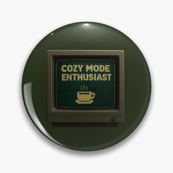 Artikelvorschau, Gemütlicher Modus-Enthusiast — Retro-CRT-Pixelkunst entworfen und verkauft von sorryNOTsorry.brand.