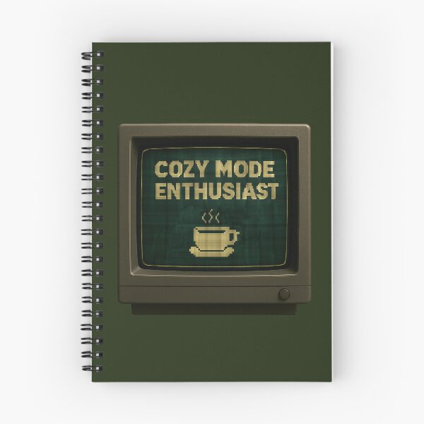 Item preview, Cozy Mode Enthusiast — Retro CRT Pixel Art designed and sold by sorryNOTsorry.brand.