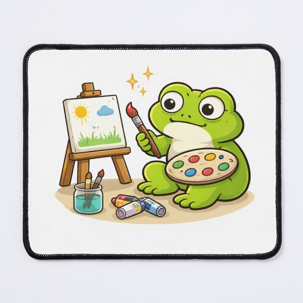 Item preview, Relatable Frog Sticker – Minimal Frog Artist Aesthetic Cute Animal Laptop Sticker designed and sold by DownloSpace.