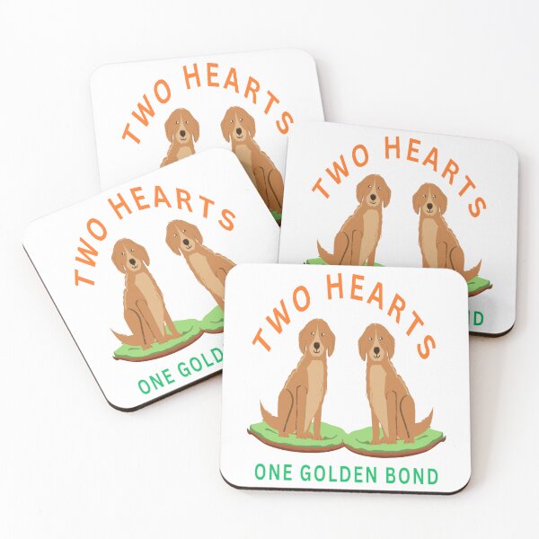 Item preview, Two hearts. One golden bond designed and sold by Retriever Dog Tribe.